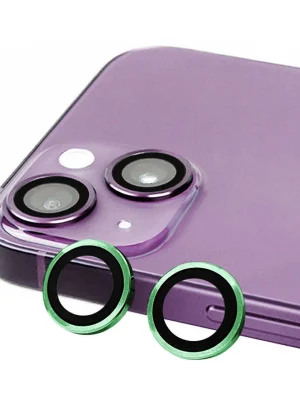 Newface iPhone 13 Raze Metal Kamera Lens - Yeşil
