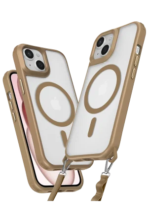 Newface iPhone 14 Kılıf Enka Magsafe Silikon Kılıf - Desert - Görsel 1