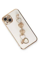 Newface iPhone 14 Kılıf Esila Silikon - Beyaz - Görsel 3