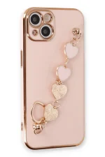 Newface iPhone 14 Kılıf Esila Silikon - Pudra