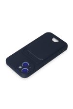Newface iPhone 14 Kılıf Kelvin Kartvizitli Silikon - Lacivert - Görsel 3