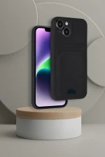 Newface iPhone 14 Kılıf Kelvin Kartvizitli Silikon - Lacivert - Görsel 2