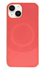 Newface iPhone 14 Kılıf Maya Karbon Kapak - Kırmızı - Görsel 2