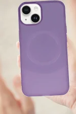 Newface iPhone 14 Kılıf Maya Karbon Kapak - Kırmızı - Görsel 3