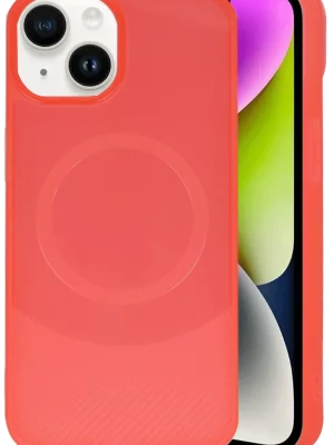 Newface iPhone 14 Kılıf Maya Karbon Kapak - Kırmızı