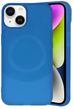 Newface iPhone 14 Kılıf Maya Karbon Kapak - Lacivert