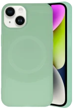 Newface iPhone 14 Kılıf Maya Karbon Kapak - Su Yeşili