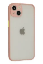 Newface iPhone 14 Kılıf Montreal Silikon Kapak - Pembe - Görsel 2