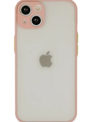 Newface iPhone 14 Kılıf Montreal Silikon Kapak - Pembe