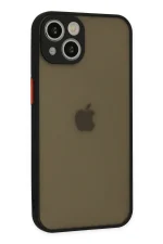 Newface iPhone 14 Kılıf Montreal Silikon Kapak - Siyah - Görsel 2