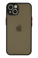 Newface iPhone 14 Kılıf Montreal Silikon Kapak - Siyah