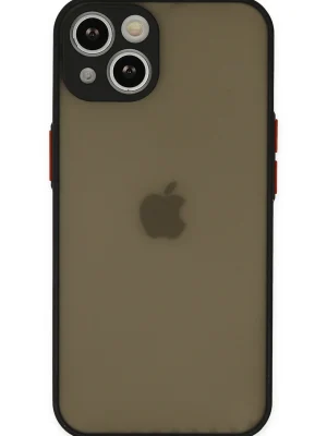 Newface iPhone 14 Kılıf Montreal Silikon Kapak - Siyah