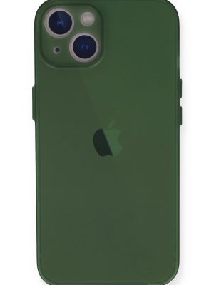 Newface iPhone 14 Kılıf PP Ultra İnce Kapak - Yeşil