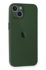 Newface iPhone 14 Kılıf PP Ultra İnce Kapak - Yeşil - Görsel 3