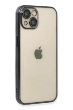 Newface iPhone 14 Kılıf Razer Lensli Silikon - Siyah - Görsel 2