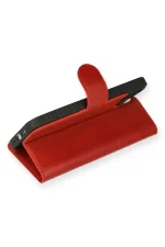 Newface iPhone 14 Kılıf Trend S Plus Kapaklı Kılıf - Kırmızı - Görsel 3