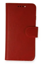 Newface iPhone 14 Kılıf Trend S Plus Kapaklı Kılıf - Kırmızı - Görsel 4