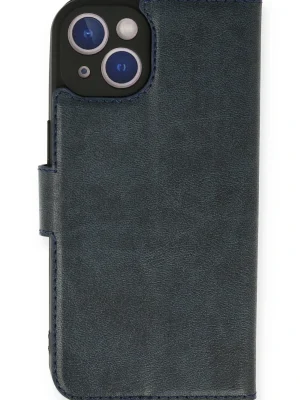 Newface iPhone 14 Kılıf Trend S Plus Kapaklı Kılıf - Lacivert