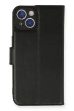 Newface iPhone 14 Kılıf Trend S Plus Kapaklı Kılıf - Siyah