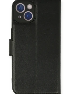 Newface iPhone 14 Kılıf Trend S Plus Kapaklı Kılıf - Siyah