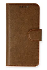 Newface iPhone 14 Kılıf Trend S Plus Kapaklı Kılıf - Taba - Görsel 4