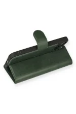 Newface iPhone 14 Kılıf Trend S Plus Kapaklı Kılıf - Yeşil - Görsel 3