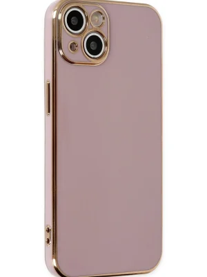 Newface iPhone 14 Kılıf Volet Silikon - Mor