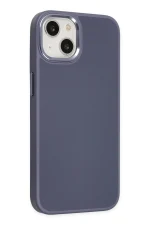 Newface iPhone 14 Plus Kılıf Asya Deri Silikon - Mor - Görsel 2