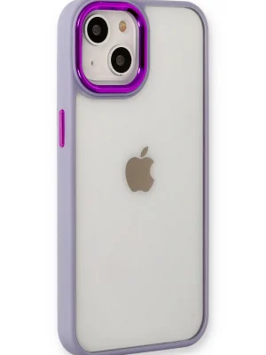 Newface iPhone 14 Plus Kılıf Dora Kapak - Lila