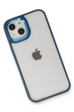 Newface iPhone 14 Plus Kılıf Dora Kapak - Mavi - Görsel 4