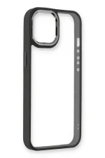 Newface iPhone 14 Plus Kılıf Dora Kapak - Siyah - Görsel 2