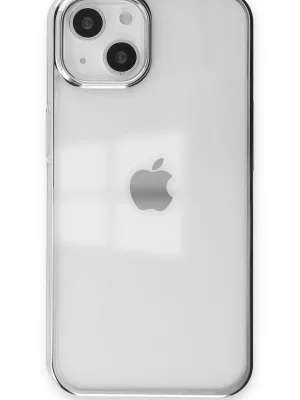 Newface iPhone 14 Plus Kılıf Element Silikon - Gümüş