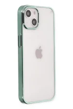 Newface iPhone 14 Plus Kılıf Element Silikon - Yeşil - Görsel 2