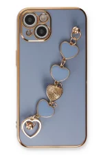 Newface iPhone 14 Plus Kılıf Esila Silikon - Gri - Görsel 2