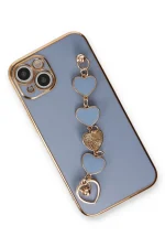 Newface iPhone 14 Plus Kılıf Esila Silikon - Gri - Görsel 3