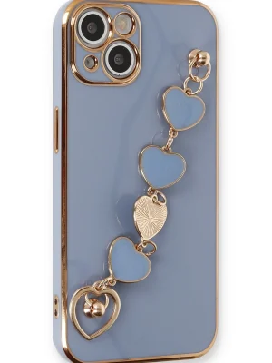 Newface iPhone 14 Plus Kılıf Esila Silikon - Gri