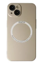 Newface iPhone 14 Plus Kılıf Jack Magneticsafe Lens Silikon - Gold