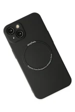 Newface iPhone 14 Plus Kılıf Jack Magneticsafe Lens Silikon - Siyah - Görsel 3