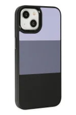 Newface iPhone 14 Plus Kılıf King Kapak - Lila-Siyah - Görsel 2