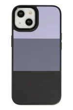 Newface iPhone 14 Plus Kılıf King Kapak - Lila-Siyah