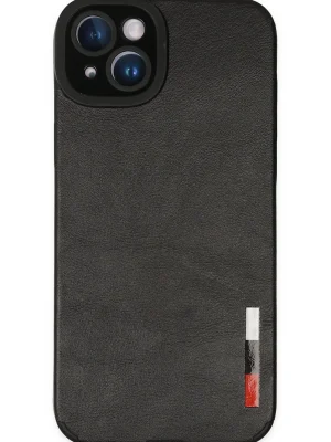 Newface iPhone 14 Plus Kılıf Loop Deri Silikon - Siyah