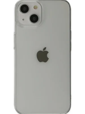 Newface iPhone 14 Plus Kılıf Pc Sert Şeffaf Kapak - Şeffaf