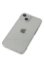 Newface iPhone 14 Plus Kılıf Pc Sert Şeffaf Kapak - Şeffaf - Görsel 5