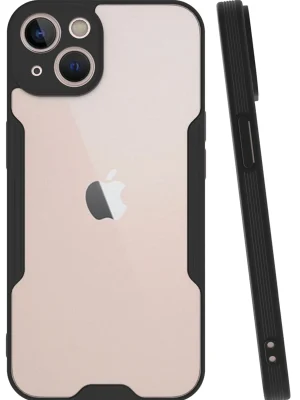 Newface iPhone 14 Plus Kılıf Platin Silikon - Siyah