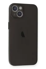 Newface iPhone 14 Plus Kılıf PP Ultra İnce Kapak - Gri - Görsel 3