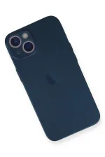 Newface iPhone 14 Plus Kılıf PP Ultra İnce Kapak - Mavi - Görsel 2