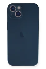 Newface iPhone 14 Plus Kılıf PP Ultra İnce Kapak - Mavi