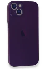 Newface iPhone 14 Plus Kılıf PP Ultra İnce Kapak - Mor - Görsel 3