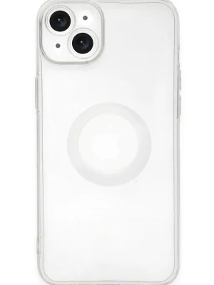 Newface iPhone 14 Plus Kılıf Santa Lens Silikon - Şeffaf