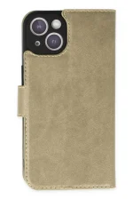 Newface iPhone 14 Plus Kılıf Trend S Plus Kapaklı Kılıf - Gold